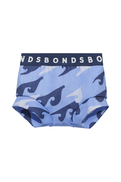 Bonds Swim Nappy - Wave And Sea Blues