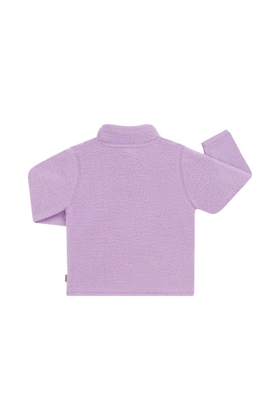 Bonds Teddy Fleece Half-Zip Pullover - Cotton Purple Pansy