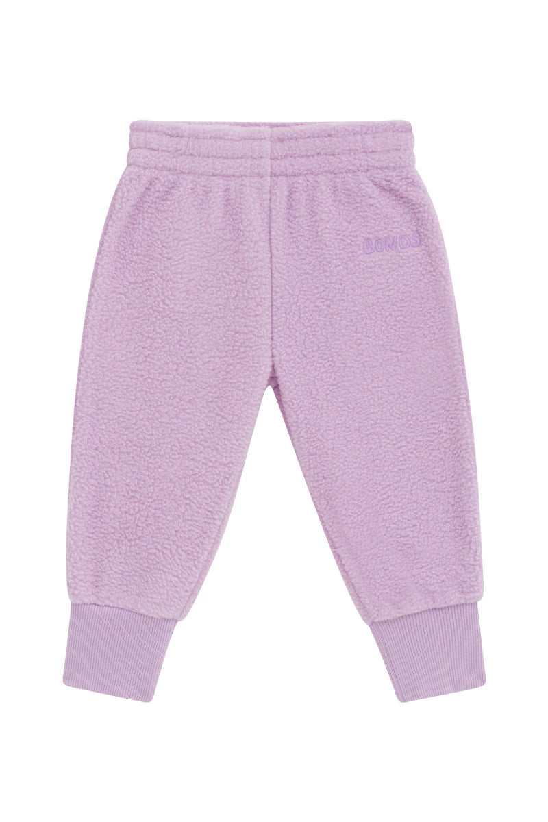 Bonds Teddy Fleece Trackie - Cotton Purple Pansy