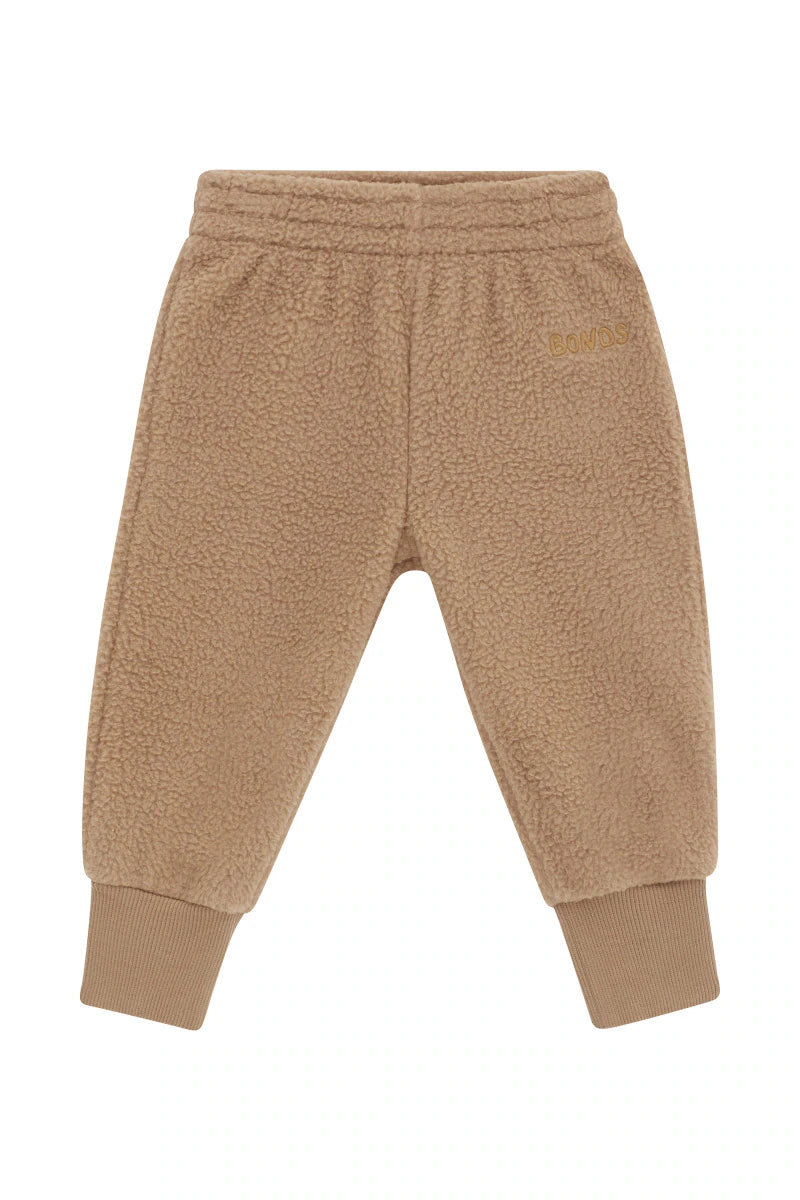 Bonds Teddy Fleece Trackie - Almond Latte