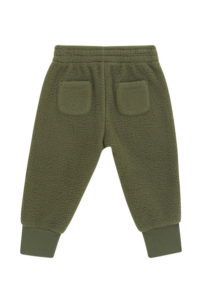 Bonds Teddy Fleece Trackie - Hiker Green
