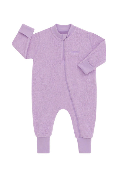 Bonds Teddy Fleece Zippy - Cotton Purple Pansy