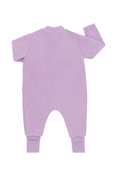 Bonds Teddy Fleece Zippy - Cotton Purple Pansy