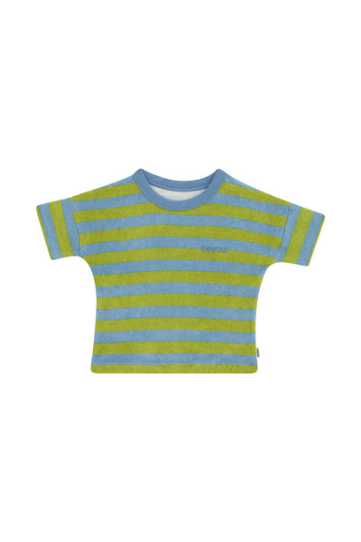 Bonds Terry Towel Tee - Bonds Horizontal Small Stripe