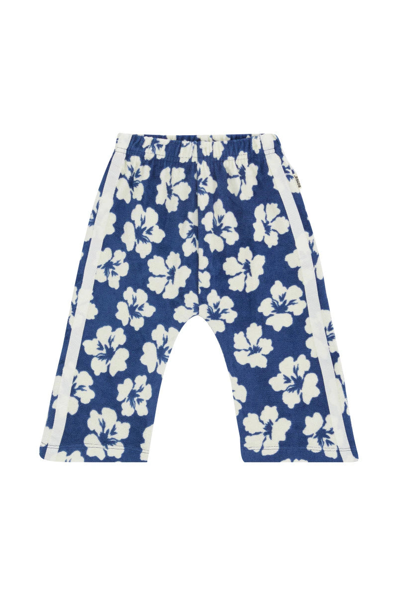 Bonds Terry Wide Leg Trackie - Hibiscus Navy
