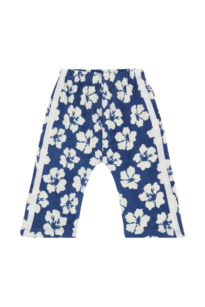 Bonds Terry Wide Leg Trackie - Hibiscus Navy