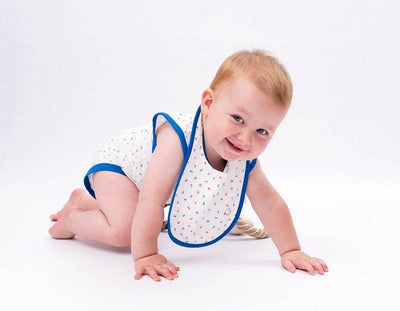 Texas Oak Harry Bodysuit - Tiny Letter Print Blue - Outlet Shop For Kids