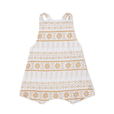 Texas Oak Marley Romper - Sonwflake Print - Outlet Shop For Kids
