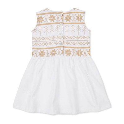 Texas Oak Melody Dress - Sonwflake Print - Outlet Shop For Kids