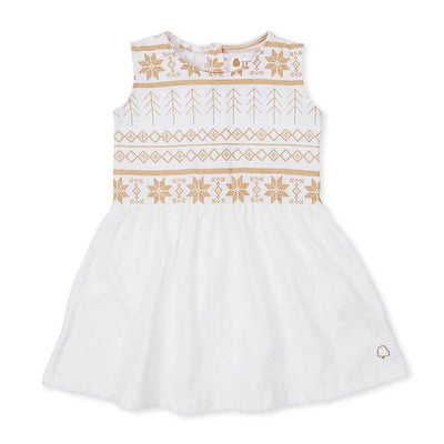 Texas Oak Melody Dress - Sonwflake Print - Outlet Shop For Kids