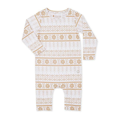 Texas Oak Saint Bodysuit - Snowflake Print - Outlet Shop For Kids