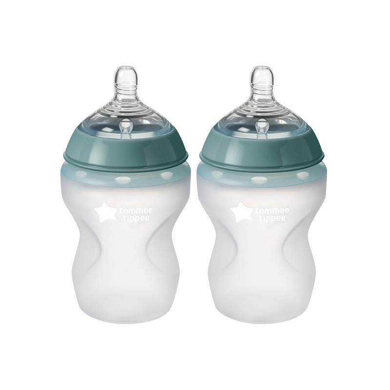 Tommee Tippee Closer to Nature Silicone Bottle 260ml 2 Pack - Outlet Shop For Kids