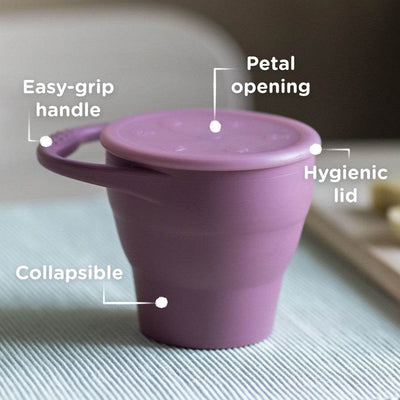 Tommee Tippee Collapsible Silicone Toddler Snack Pot - Ocean - Outlet Shop For Kids