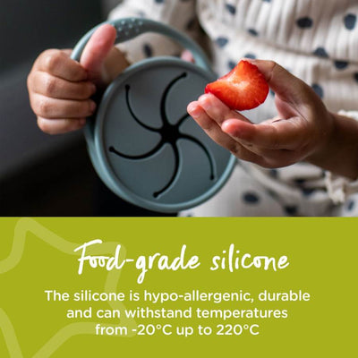 Tommee Tippee Collapsible Silicone Toddler Snack Pot - Ocean - Outlet Shop For Kids