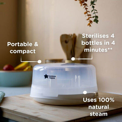 Tommee Tippee Microsteri Microwave Steam Steriliser - Outlet Shop For Kids