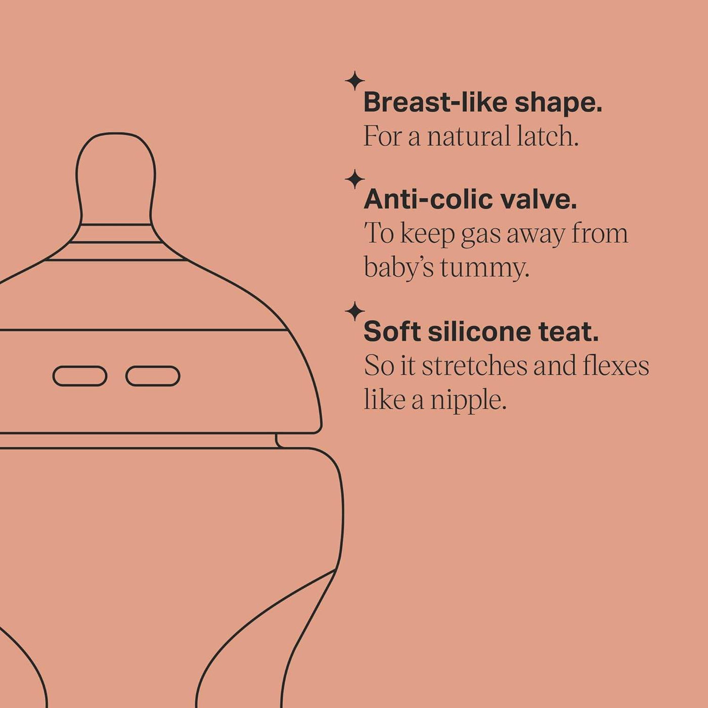 Tommee Tippee Natural Start Baby Bottles 260ml - Outlet Shop For Kids
