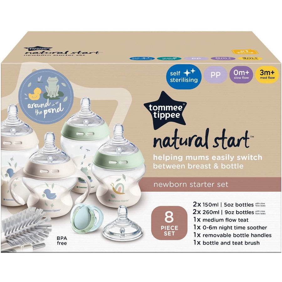 Tommee Tippee Natural Start Newborn Starter Set - Pond - Outlet Shop For Kids
