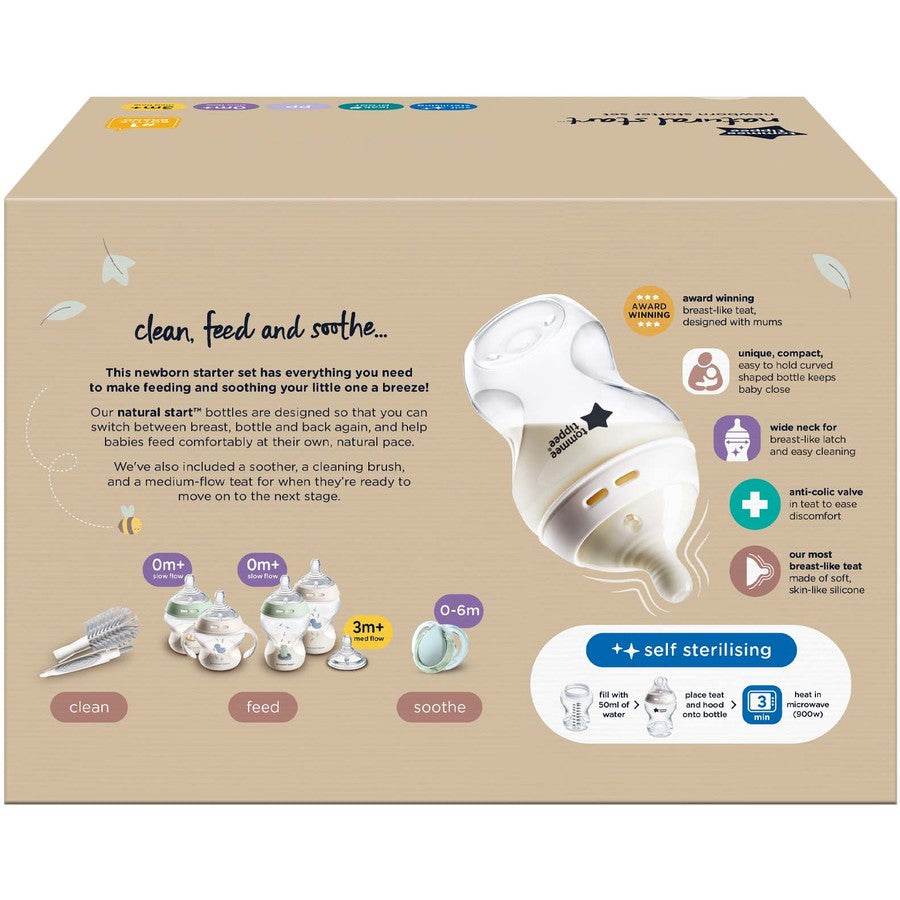 Tommee Tippee Natural Start Newborn Starter Set - Pond - Outlet Shop For Kids