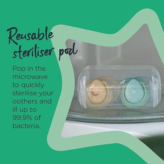 Tommee Tippee Nighttime Soother 2 Pack 18-36 months - Green Pack - Outlet Shop For Kids