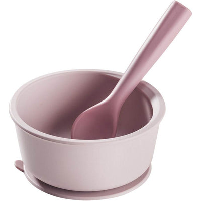Tommee Tippee Toddler Silicone Bowl and Spoon - Pink - Outlet Shop For Kids