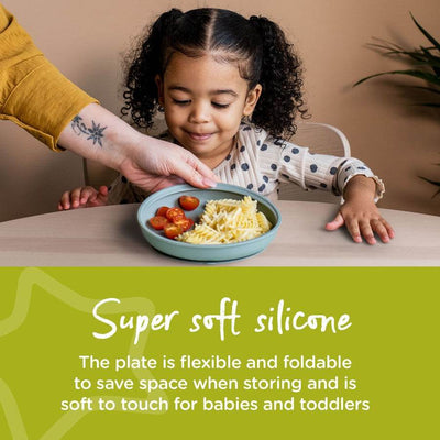 Tommee Tippee Toddler Silicone Plate Suction Base - Rose - Outlet Shop For Kids