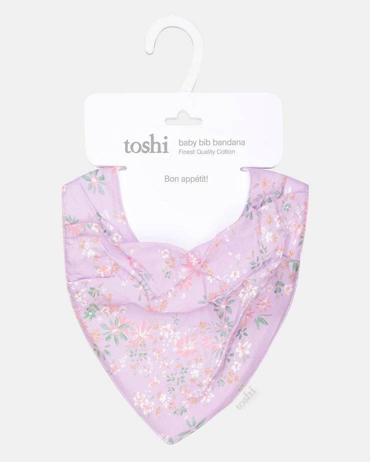 Toshi Baby Bib Bandana - Athena/Lavender - Outlet Shop For Kids