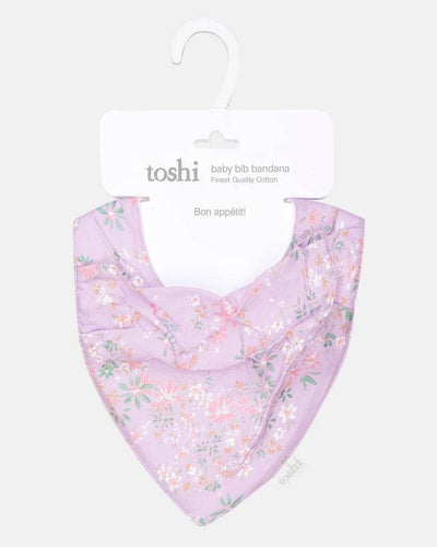 Toshi Baby Bib Bandana - Athena/Lavender - Outlet Shop For Kids