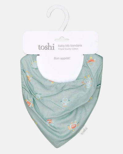 Toshi Baby Bib Bandana - Joyride/Robots - Outlet Shop For Kids