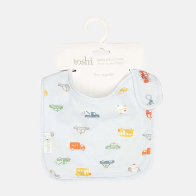 Toshi Baby Bib Classic - Working Wheels