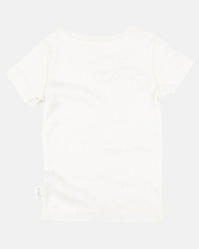 Toshi Dreamtime Organic Tee Short Sleeve - Cream - Outlet Shop For Kids