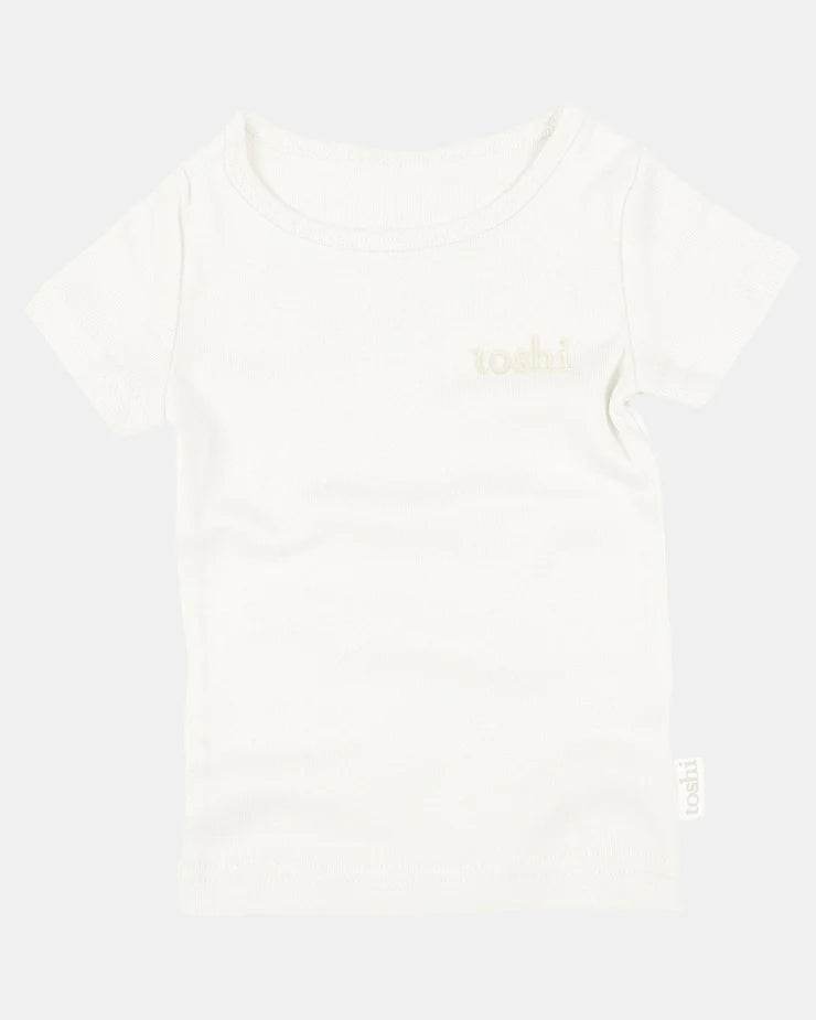 Toshi Dreamtime Organic Tee Short Sleeve - Cream - Outlet Shop For Kids