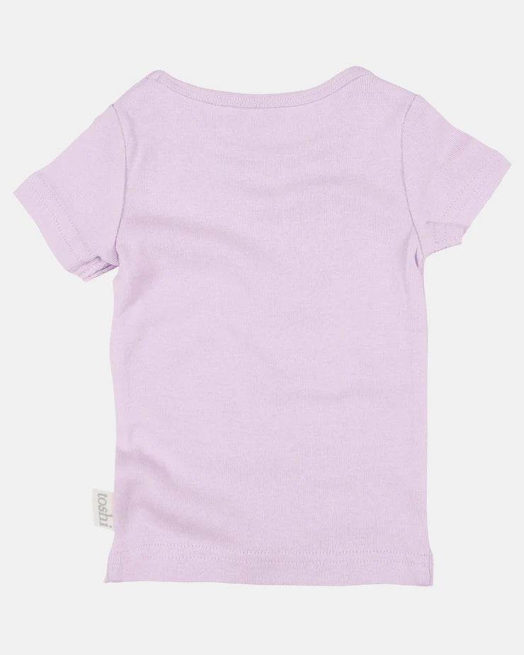 Toshi Dreamtime Organic Tee Short Sleeve - Lavender - Outlet Shop For Kids