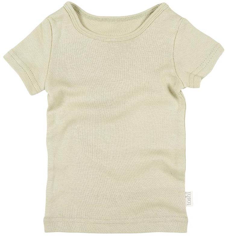 Toshi Dreamtime Organic Tee Short Sleeve - Thyme - Outlet Shop For Kids