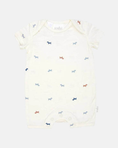 Toshi Onesie Short Sleeve Classic - Puppy - Outlet Shop For Kids