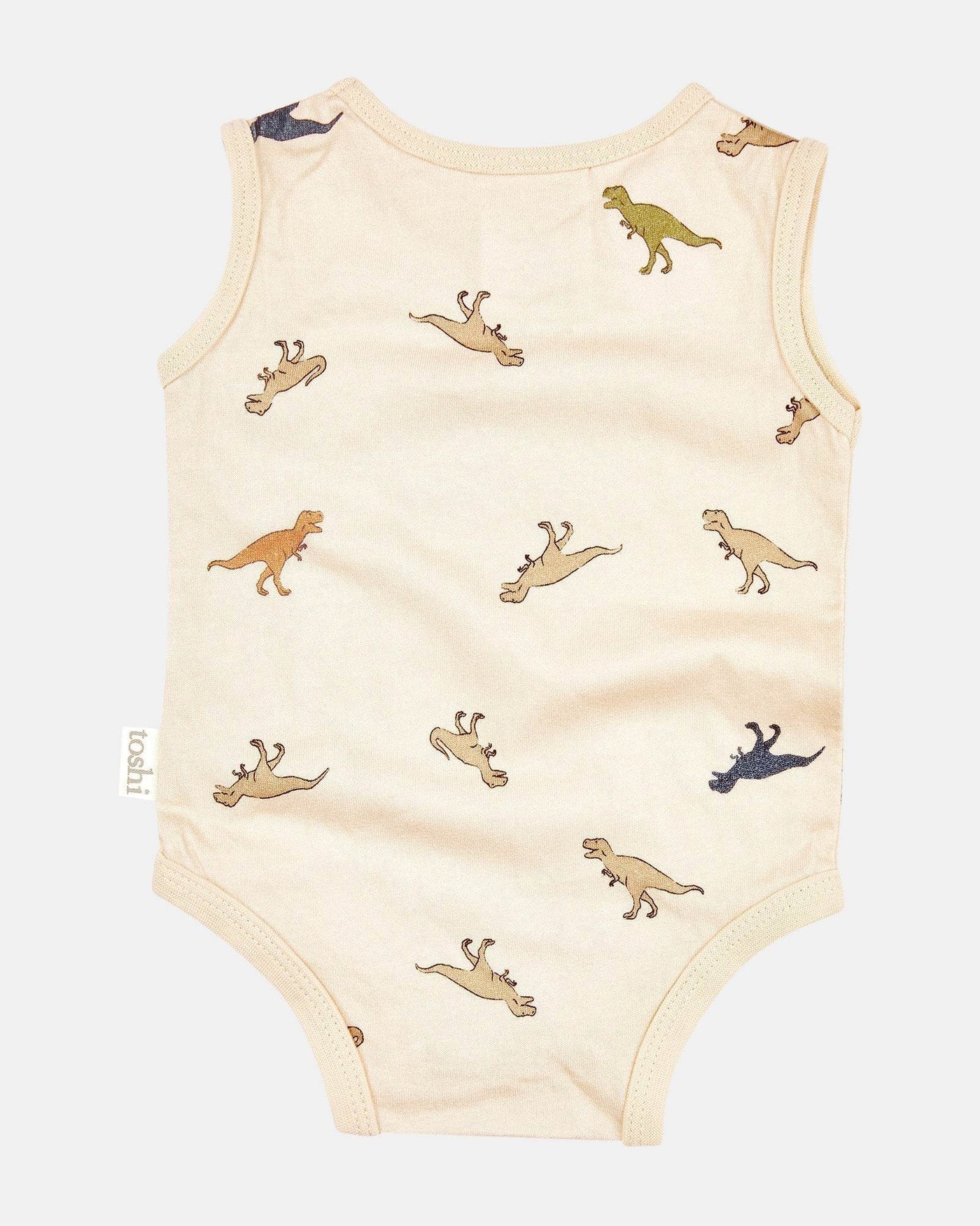 Toshi Onesie Singlet Classic - Dinosauria - Outlet Shop For Kids