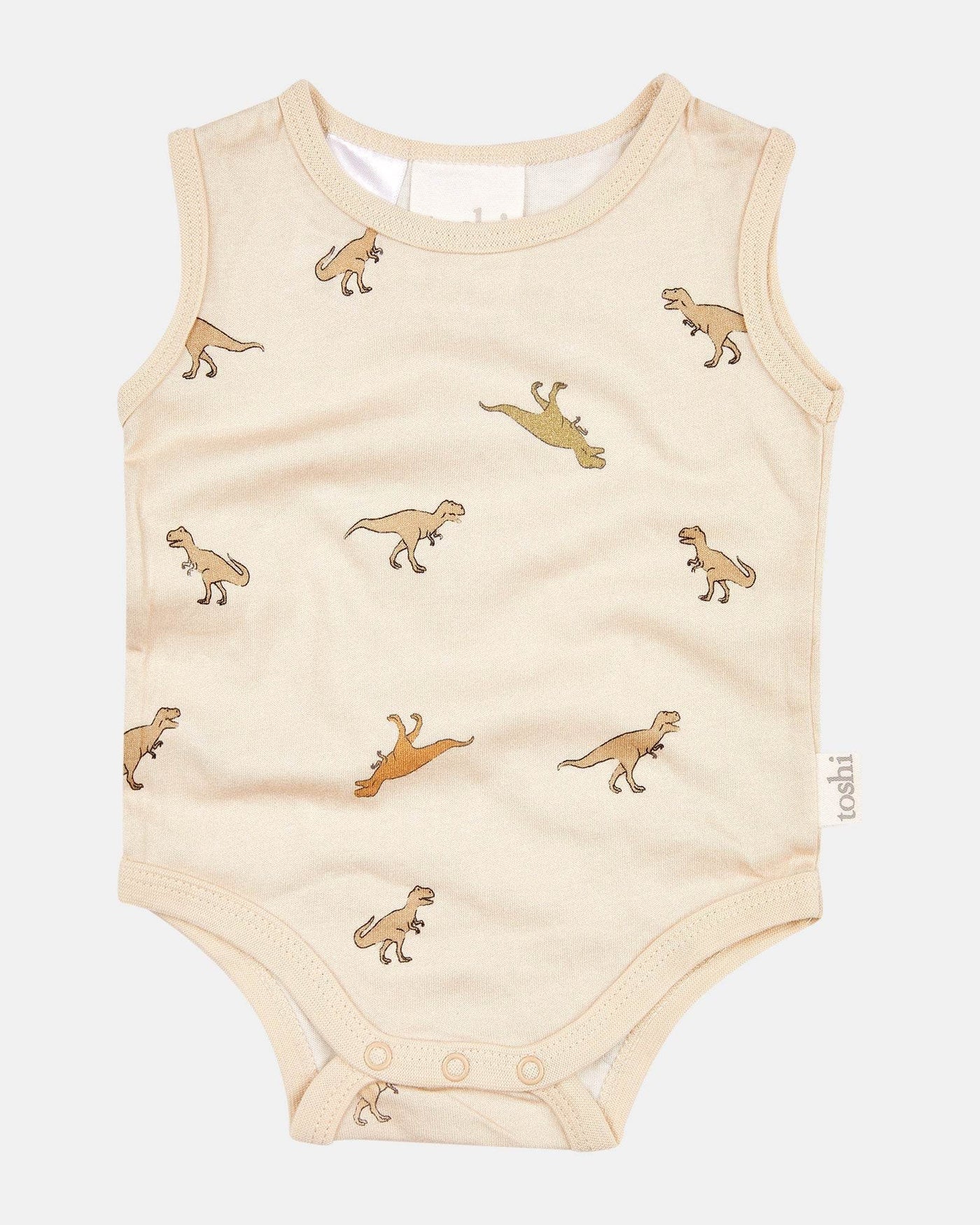 Toshi Onesie Singlet Classic - Dinosauria - Outlet Shop For Kids