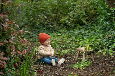 Toshi Organic Beanie Tommy - Saffron - Outlet Shop For Kids