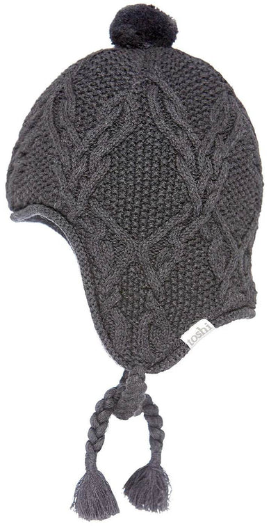 Toshi Organic Earmuff Bowie - Charcoal - Outlet Shop For Kids
