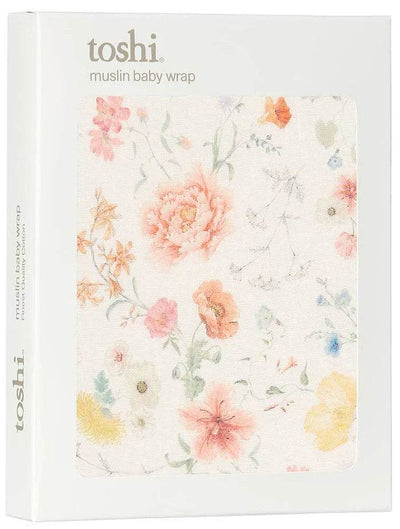 Toshi Wrap Muslin Print - Secret Garden Lilly - Outlet Shop For Kids
