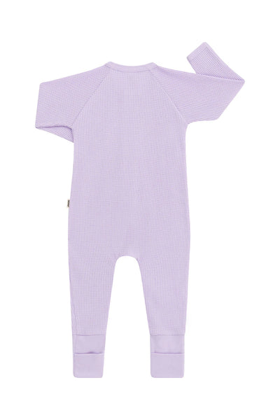 Bonds Waffle Zip Wondersuit - Lavender Lane