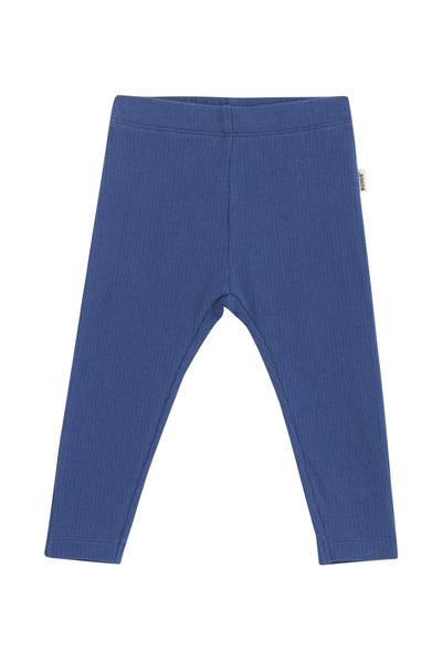 Bonds Wide Needle Rib Legging - Bastille Blue
