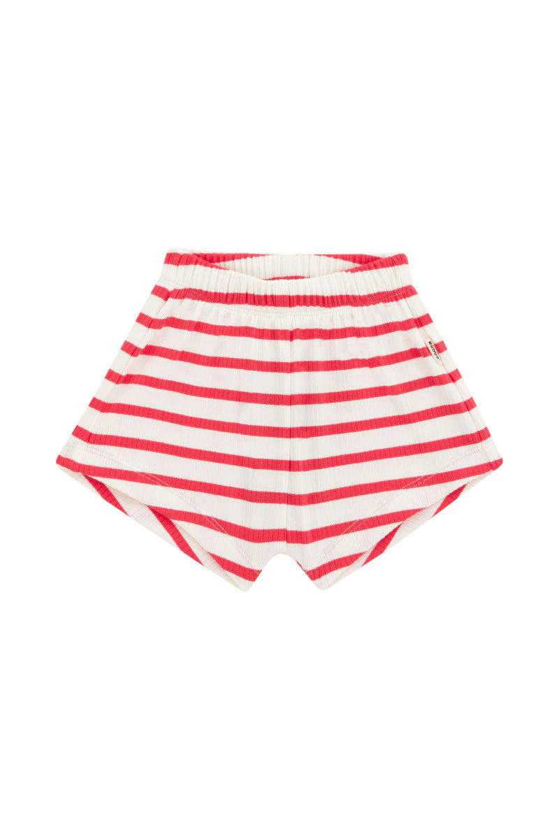 Bonds Wide Needle Rib Short - Unicornicopia / Marscapone