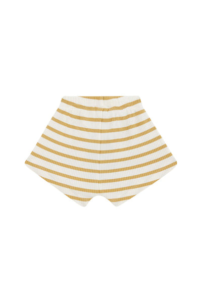 Bonds Wide Needle Rib Short - Drying Clay / Marscapone