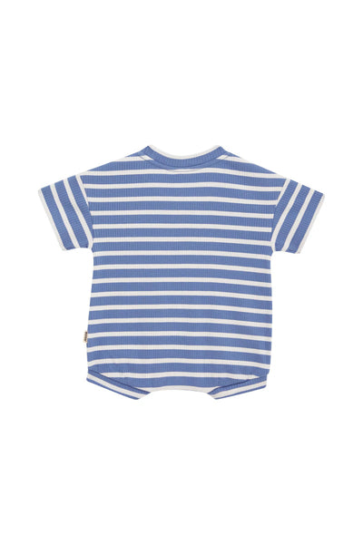 Bonds Wide Needle Rib Slouchy Suit - Denim Fade / Marscapone