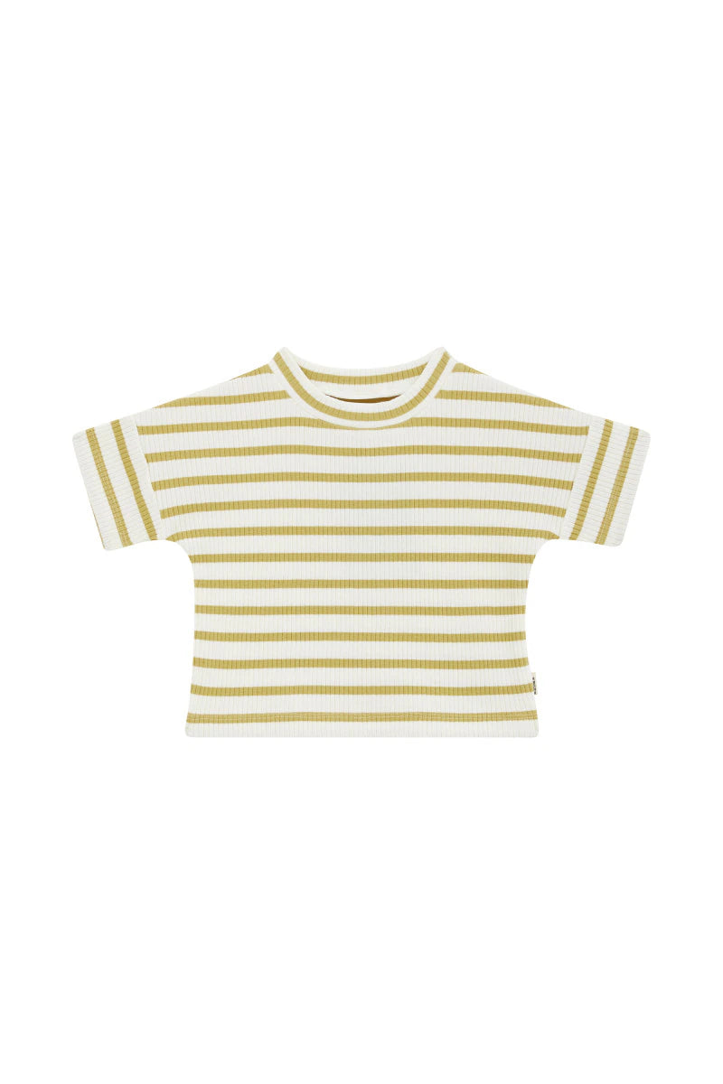 Bonds Wide Needle Rib Tee - Drying Clay / Marscapone