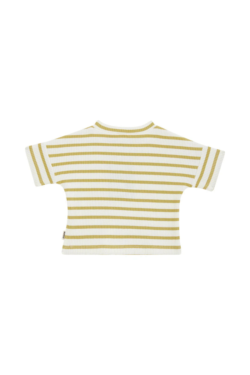 Bonds Wide Needle Rib Tee - Drying Clay / Marscapone