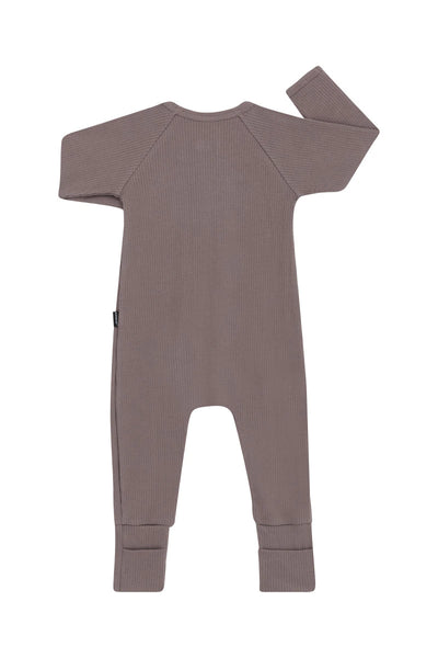 Bonds Wide Needle Rib Zippy - Porcini Mushroom