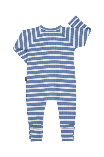 Bonds Wide Needle Rib Zippy - Denim Fade / Marscapone