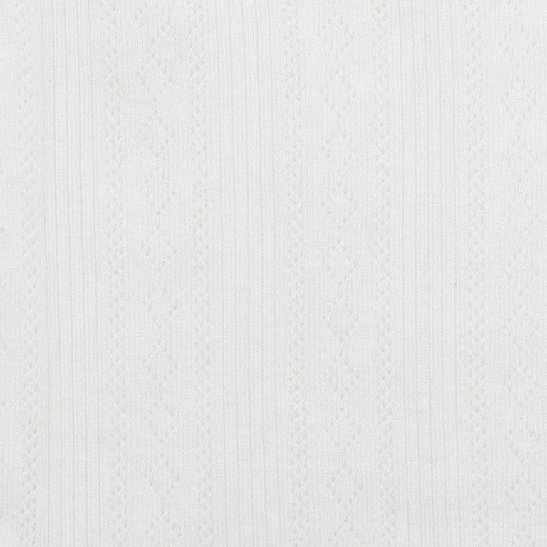 Bebe By Minihaha White Label Cloud Organic Pointelle Long Sleeve Zipsuit