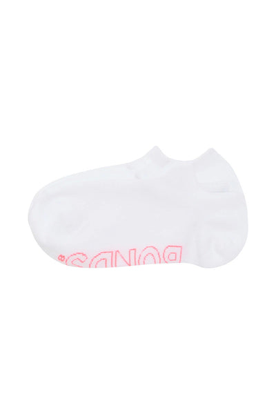 Bonds Womens Logo Light No Show Socks 4 Pack - White